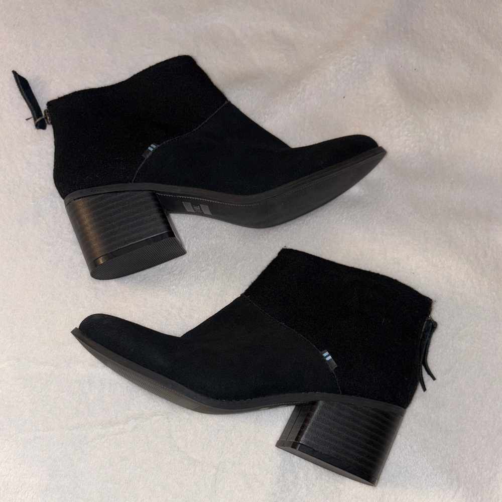 Toms Black Ankle Boots